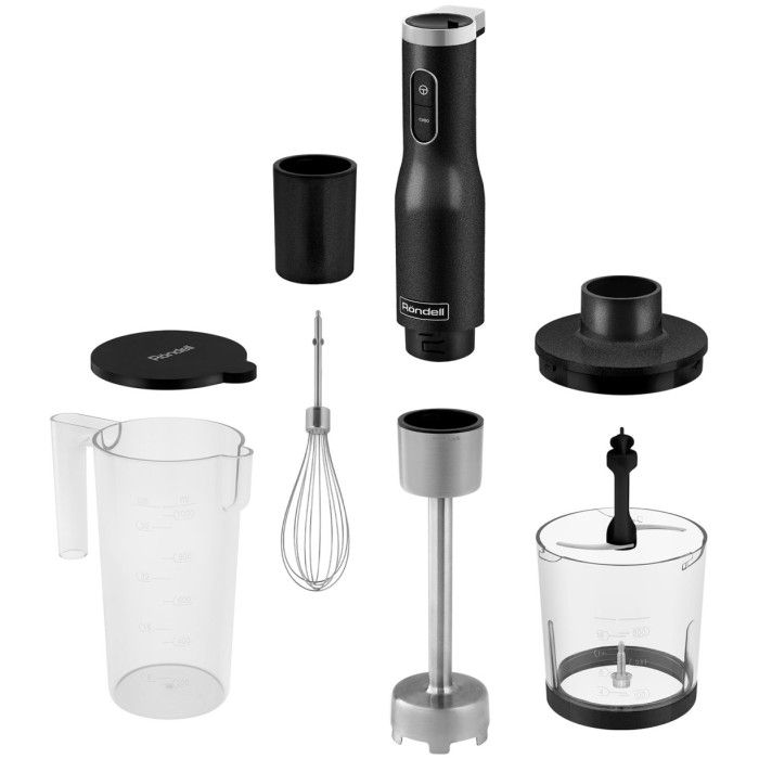Блендер Rondell RDE-1301 черный, серебристый