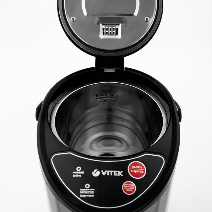 Термопот Vitek VT-7101 черный, серебристый