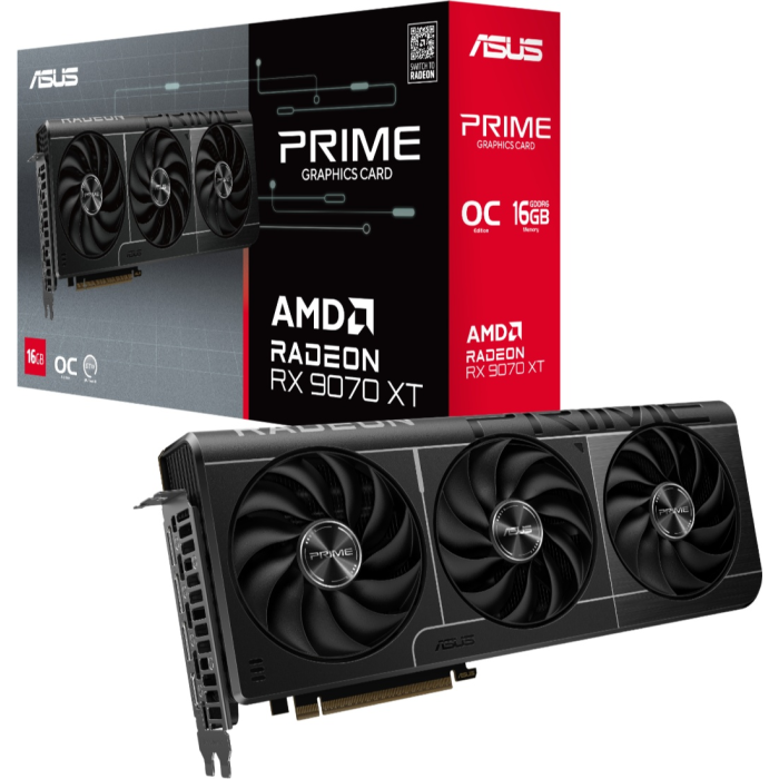 ASUS Prime Radeon RX 9070 XT OC Edition (PRIME-RX9070XT-O16G) 16 Гб