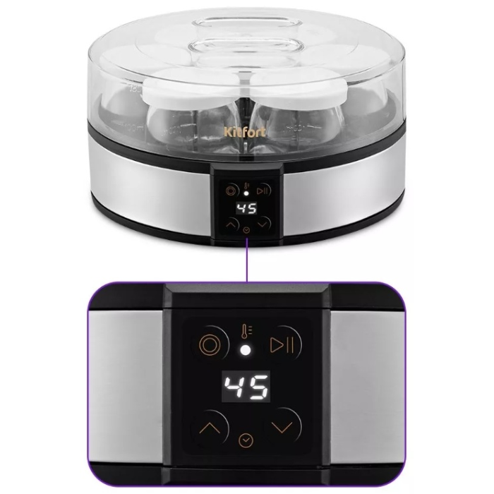 Kitfort КТ-6363 серебристый