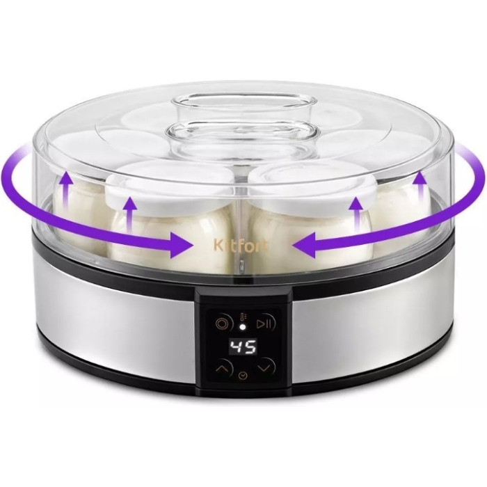 Kitfort КТ-6363 серебристый