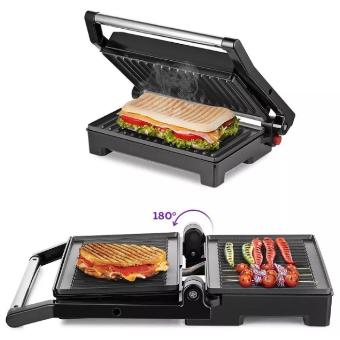 Гриль Kitfort КТ-3604 черный, стальной