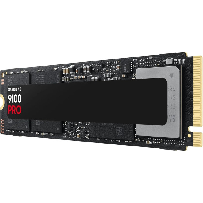 Твердотельный накопитель Samsung 9100 PRO, 1Tb, M2 NVMe, PCI-E Gen5, 14800/13400 Mb/s, Retail, MZ-VAP1T0BW<br>333203