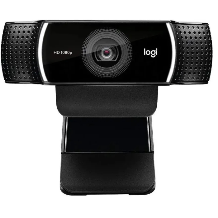 LOGITECH C922 Pro Stream Webcam - Tripod - BLACK - USB<br>