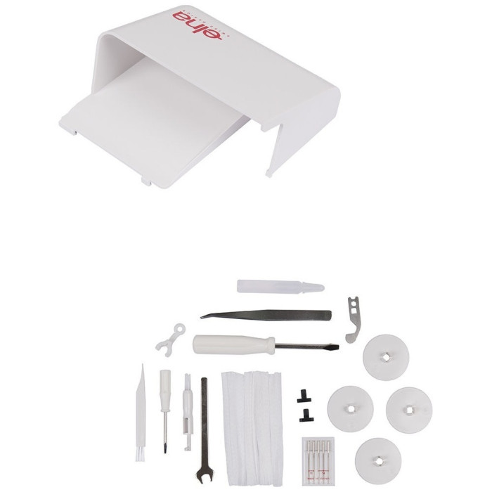 Оверлок Elna 664 Pro белый, синий