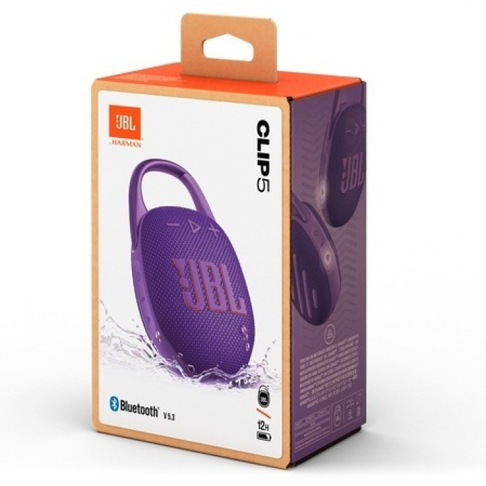 Портативная колонка JBL Clip 5 фиолетовый