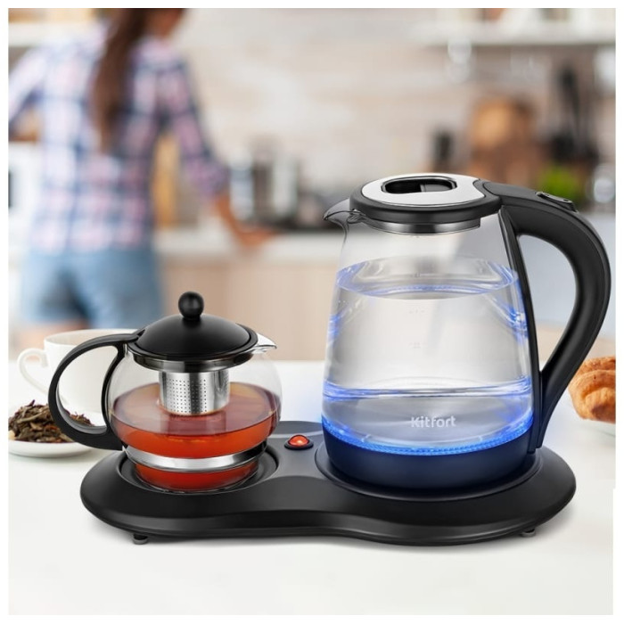 Электрочайник Kitfort КТ-6178 черный