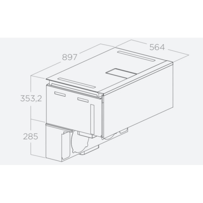 Elica LHOV COMBISTEAM BL/A/90 черный