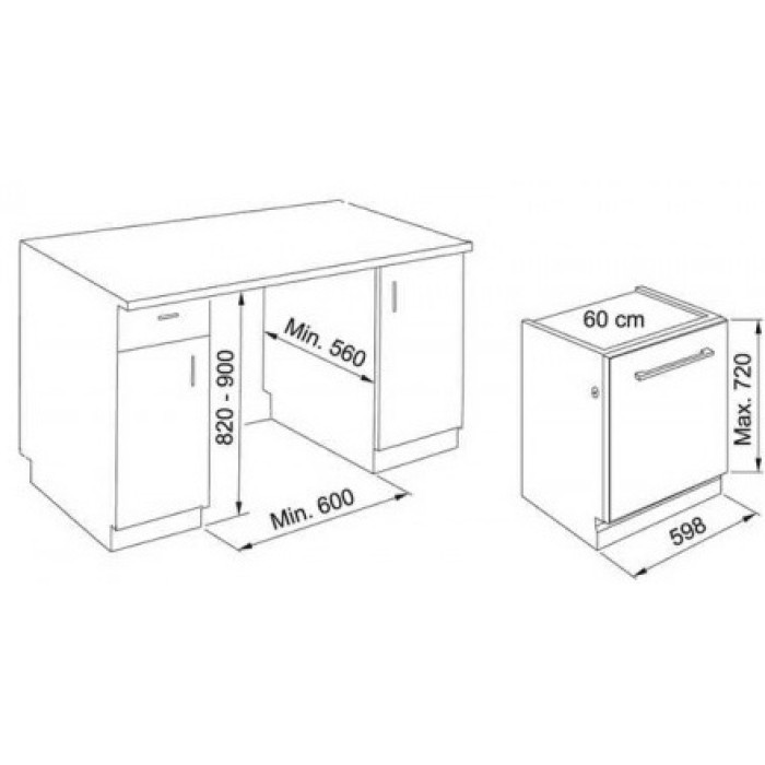 Franke FDW 614 D7P DOS D серебристый