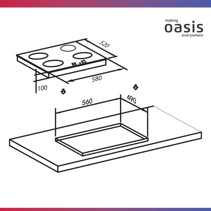 Oasis P-BSG серый