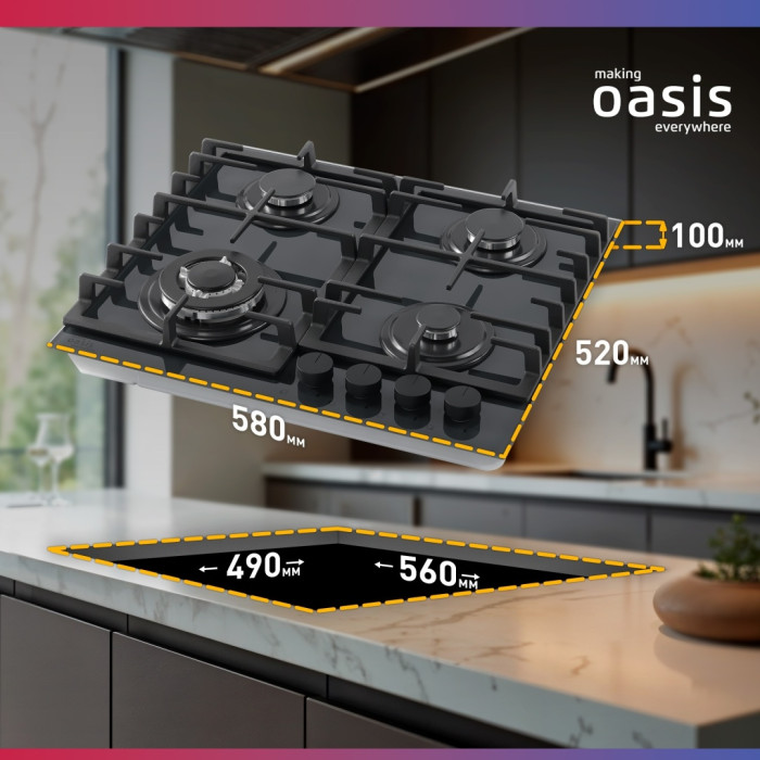 Oasis P-BSG серый