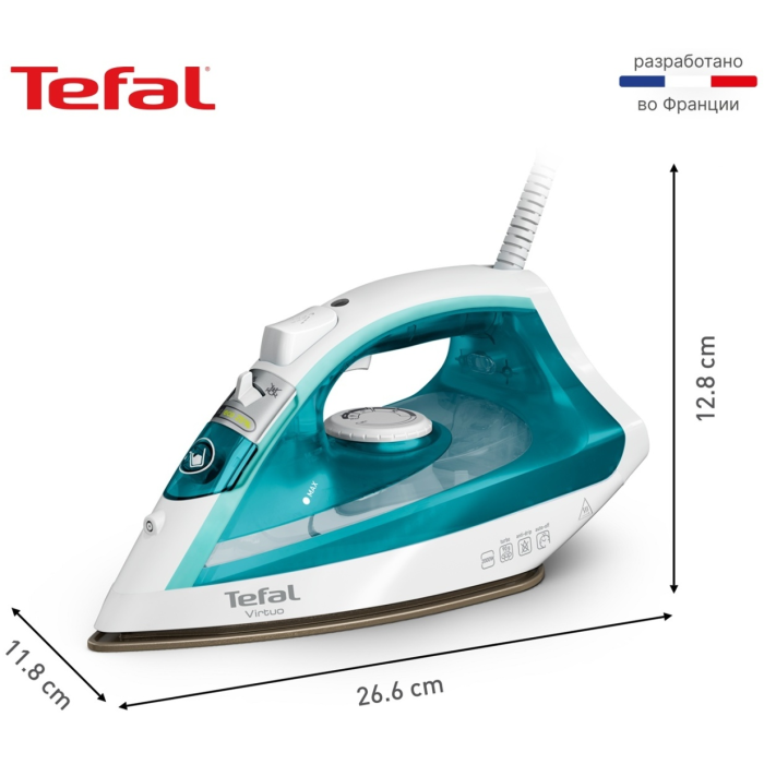 Tefal Virtuo FV1R10F1 зеленый, белый