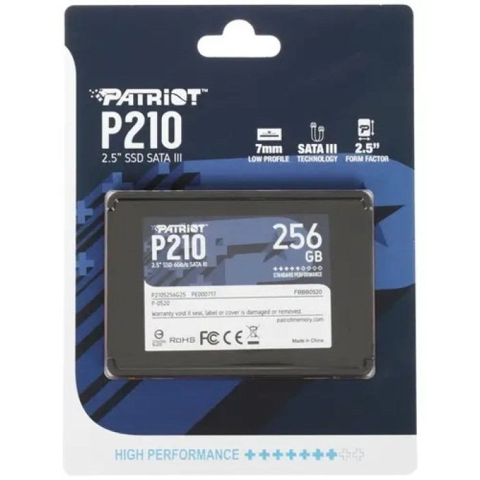 SSD Patriot P210S256G25 256 ГБ