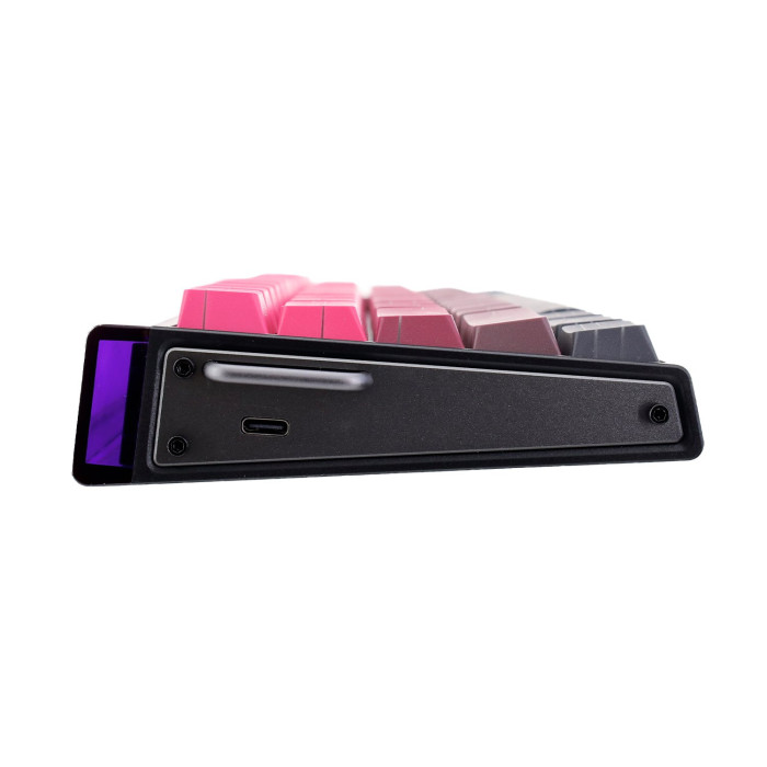 KeyBoard USB AULA HERO68HE, Magnetic, Black King switch, 68keys EN, wired, Black-Red