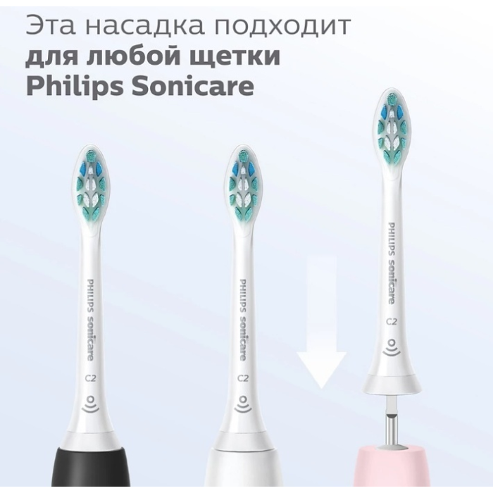 Philips HX6062/10 звуковая, стандартная 2 шт