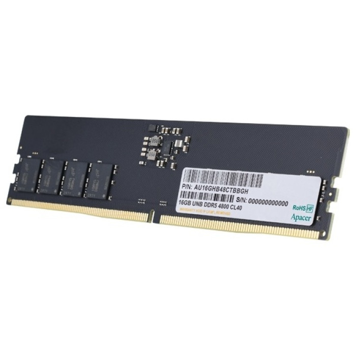 Модуль памяти Apacer FL.16G2A.PTH DDR5 16GB 4800MHz<br>41543