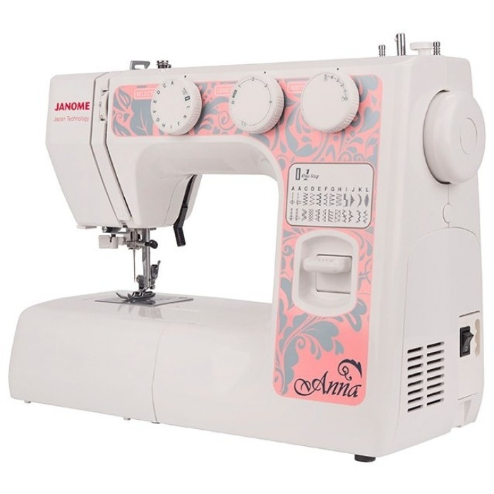 Janome Anna белый, розовый