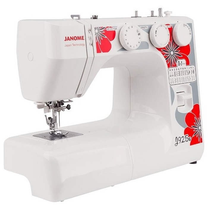 Janome J925S белый, красный