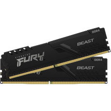 Оперативная память 32GB Kit (2x16Gb) DDR4 3200MHz Kingston FURY Beast Black CL16 KF432C16BB1K2/32WP 36456