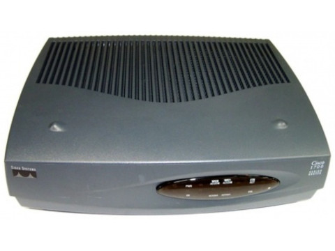 Маршрутизатор Cisco 1721 10/100BaseT Modular Router with 2 WAN slots, 16 MB Flash, 64 DRAM