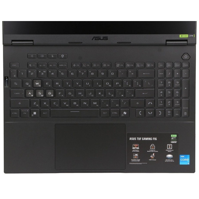 ASUS TUF Gaming F16 16' / 16 Гб / SSD 512 Гб / Без ОС / 90NR0NB1-M009D0