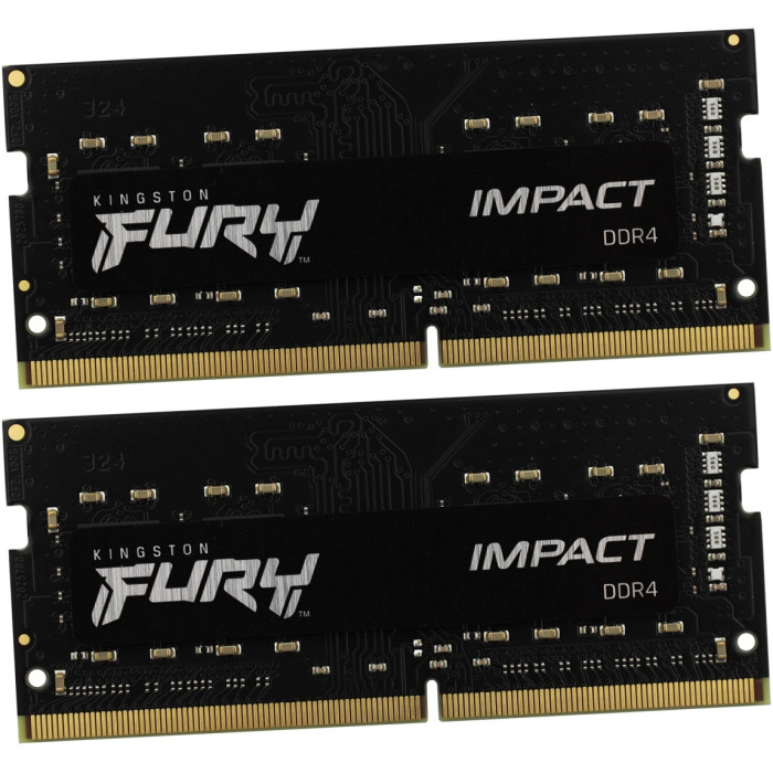 Kingston DRAM 16GB 3200MT/s DDR4 CL20 SODIMM (Kit of 2) FURY Impact<br>