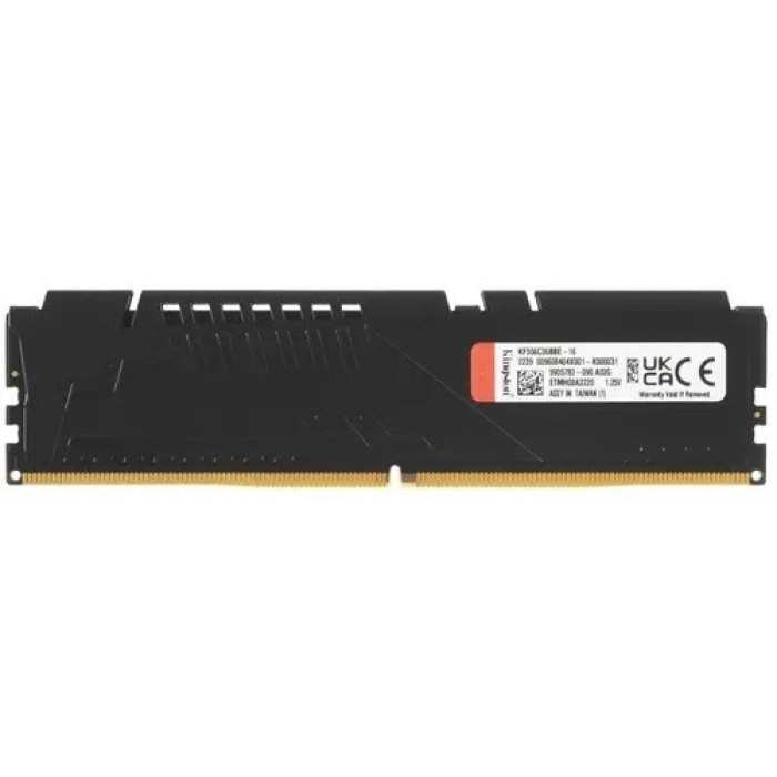 Модуль памяти Kingston Fury Beast Black AMD KF556C36BBE-16 DDR5 16GB 5600MHz<br>52978
