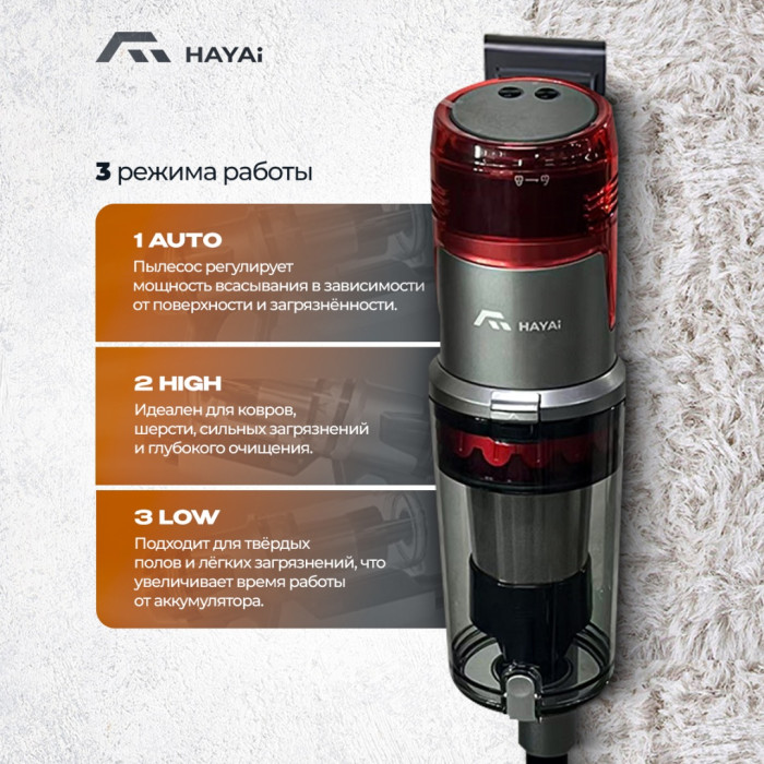 HAYAI H35R PRO серый, красный