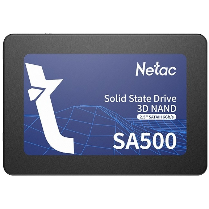 Netac SA500 2.5 SATAIII 3D NAND SSD 512GB, R/W up to 520/450MB/s<br>