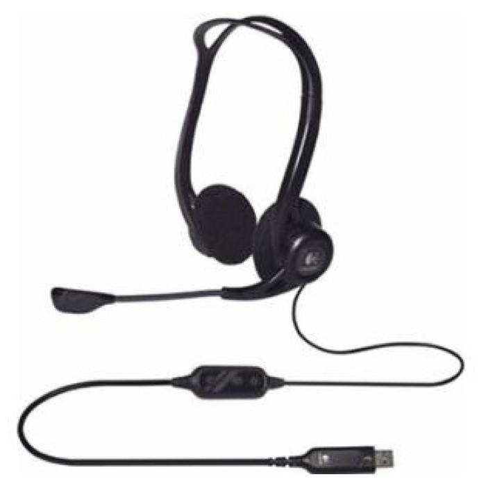 Наушники Logitech PC Headset 960 USB черный