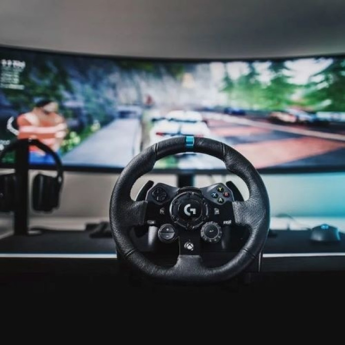 LOGITECH G923 Racing Wheel and Pedals - PC/PS - BLACK - USB<br>