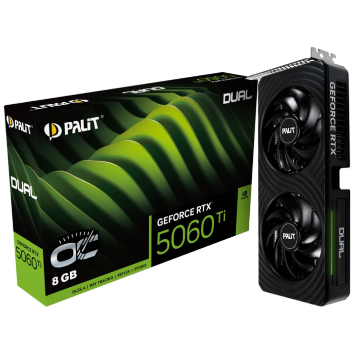 Palit RTX5060Ti DUAL OC 8G (NE7506TT19P1-GB2062D) 8 Гб