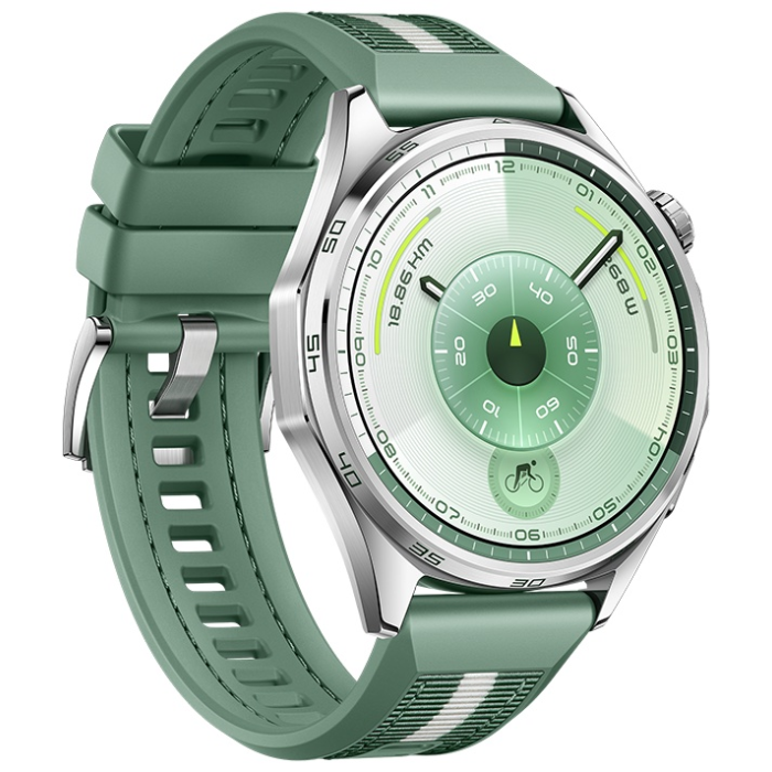 Huawei WATCH GT 6 46 мм серебристый-зеленый
