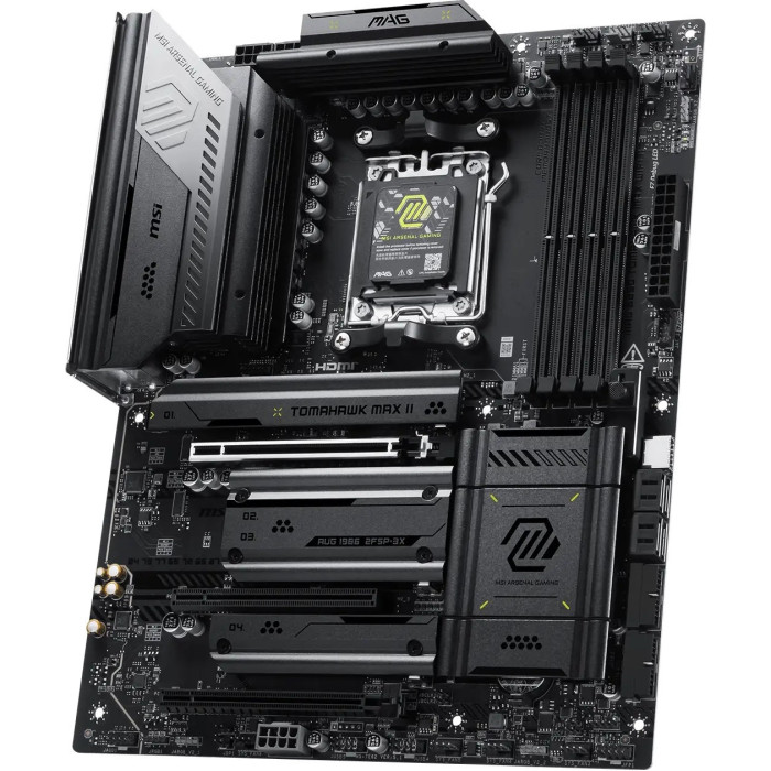 Материнская плата MSI MAG B850 TOMAHAWK MAX WIFI II AM5 4xDDR5 4xSATA3 4xM.2 RAID 1xHDMI ATX