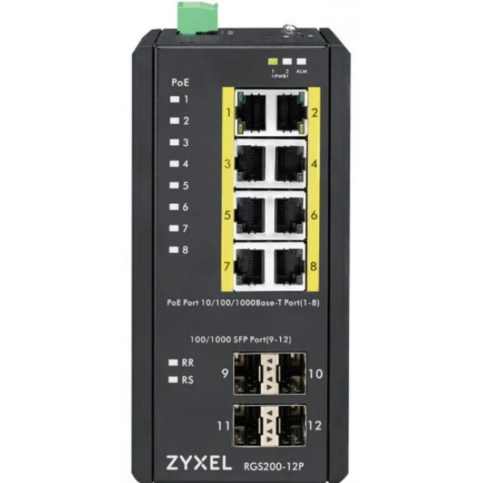 Коммутатор ZyXEL RGS200-12P-ZZ0101F
