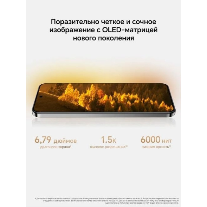 Смартфон HONOR X9d MTN-NX1 12GB RAM 256GB ROM Midnight Black