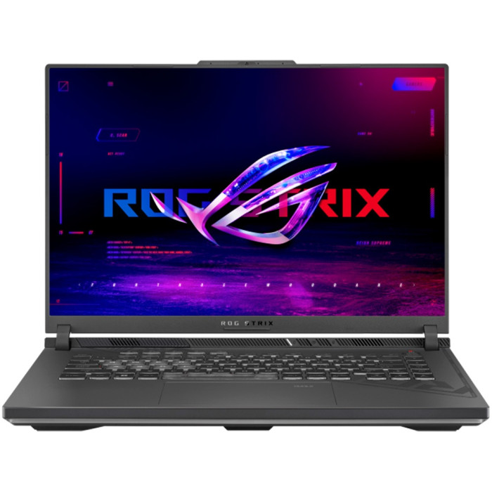 Ноутбук Asus 90NR0NJ7-M001J0 ROG Strix G16 G614PR-RV027 16' WUXGA(1920x1200) IPS 165Hz/AMD Ryzen 9 8940HX up to 5.3GHz 16C/16GB/1TB SSD/NVIDIA GeForce RTX5070 Ti 12GB/Wi-Fi 6E/BT5.3/1080P FHD Camera/4Zone RGB BKLT/NoOS/1Y/Eclipse Gray<br>