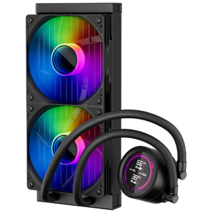 Кулер 1STPLAYER TS4-240-BK черный