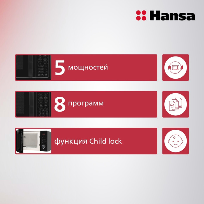 Hansa AMMB25E1XH серебристый