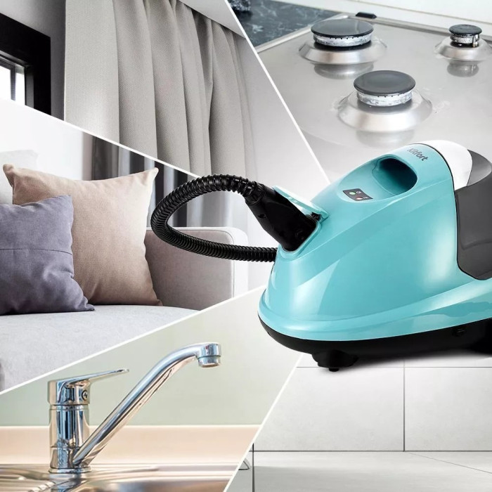 Пароочиститель Kitfort КТ-9187 голубой