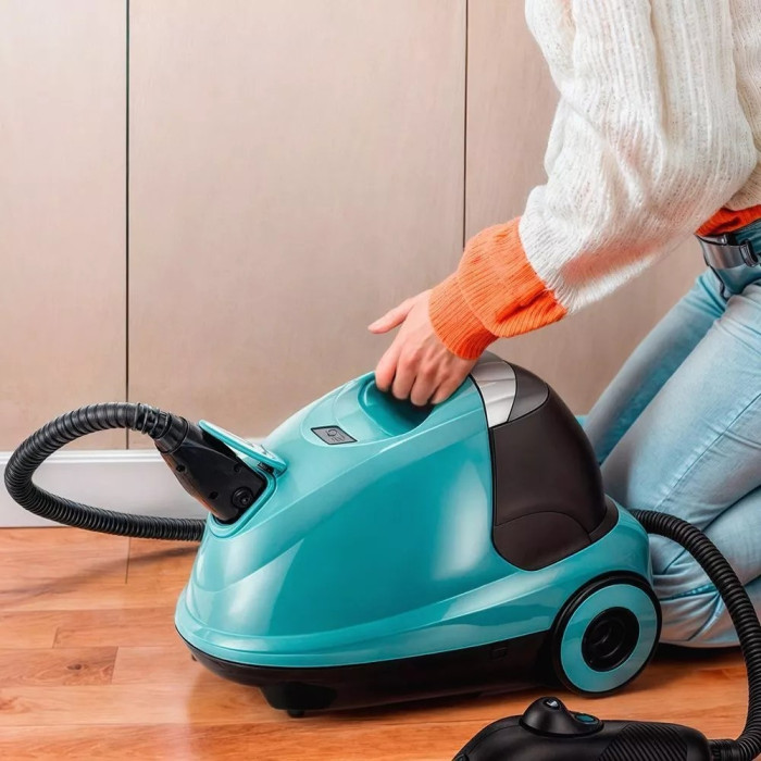 Пароочиститель Kitfort КТ-9187 голубой