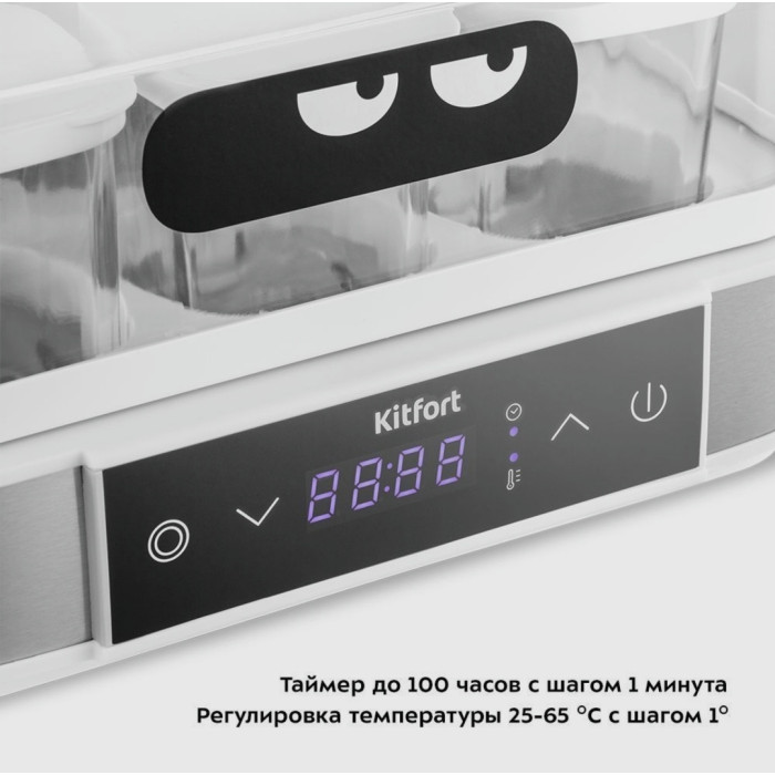 Kitfort КТ-4096 белый, прозрачный