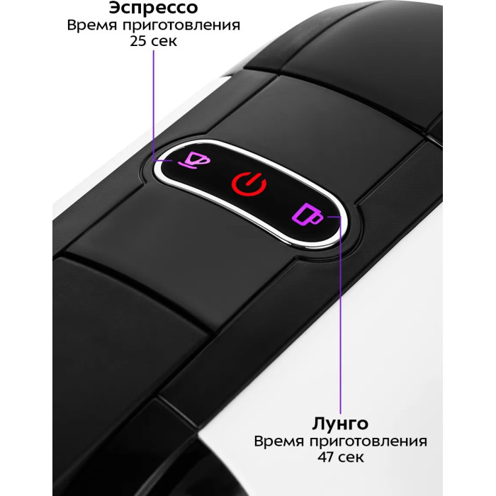 Кофеварка Kitfort КТ-7546 черный, белый