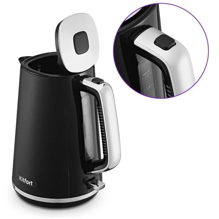 Электрочайник Kitfort КТ-6713 черный