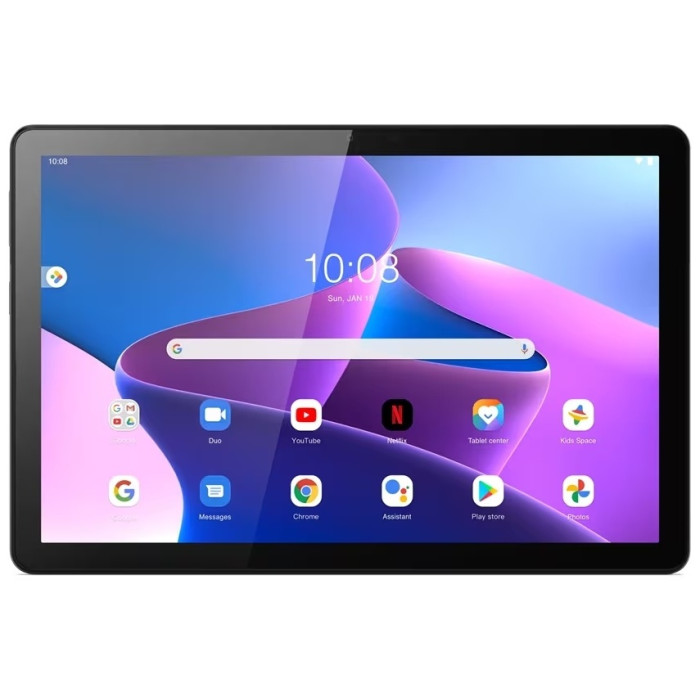Планшет ZAAE0001RU Lenovo Tab M10 (3rd Gen) 10.1'' WUXGA(1920x1200) IPS/Unisoc T610/4GB/64GB/ARM Mali G52/WiFi ac/BT5.0/USB-C/5.0MP+8.0MP/microSD/5000mAh/460g/A11/1Y/Storm Grey<br>