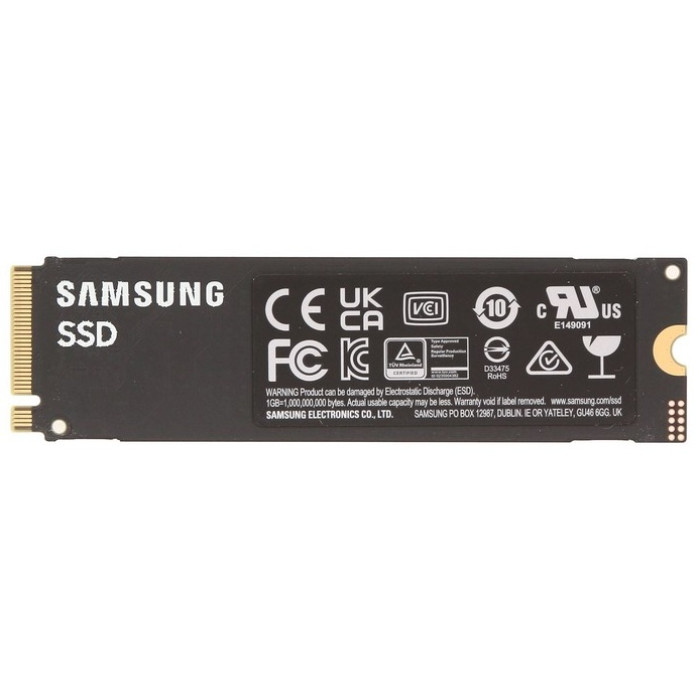 Твердотельный накопитель SSD Samsung 990 EVO Plus, M.2, 4TB, read 7250 MB/s, write 6300 MB/s, PCIe 4.0, TLC<br>333971