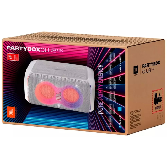 Портативная колонка JBL PARTYBOX Club 120 белый