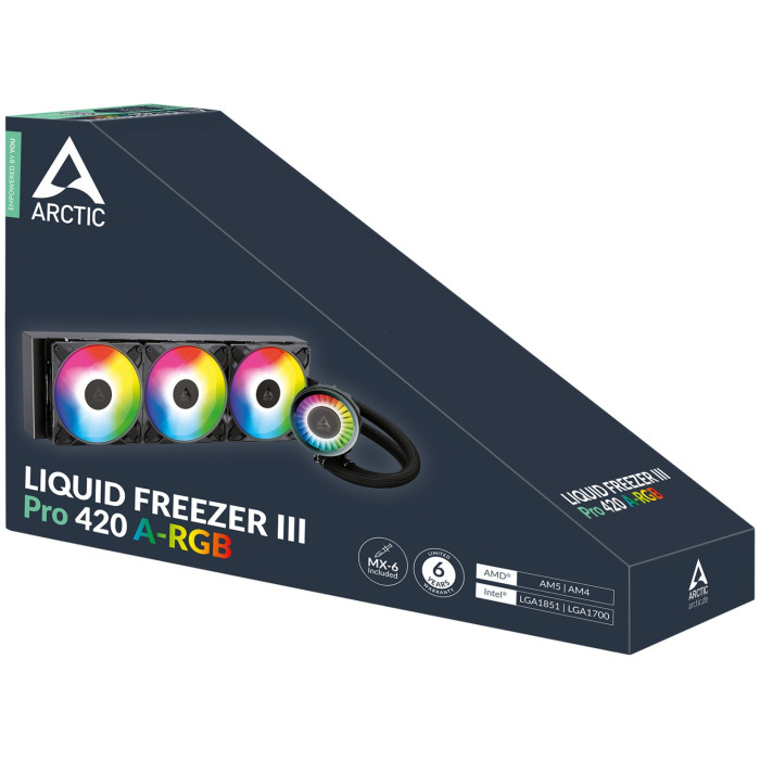Arctic Liquid Freezer III Pro 420 A-RGB ACFRE00185A черный