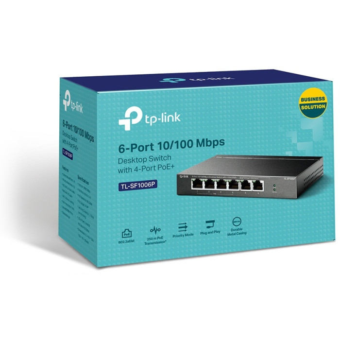 TP-Link TL-SF1006P черный