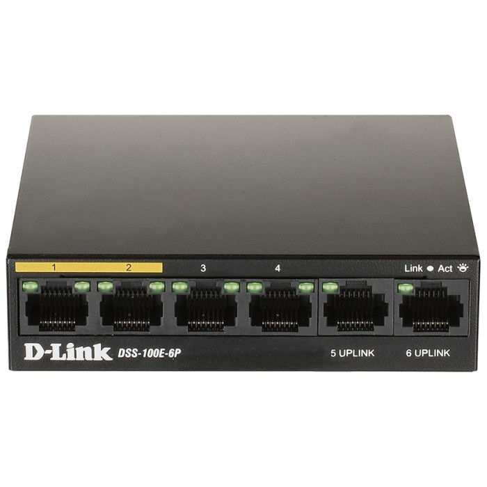 коммутатор D-link DSS-100E-6P/A1A